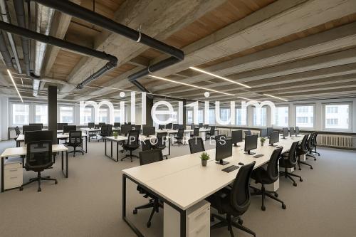 Plateau de bureaux en open space – Eaux-Vives